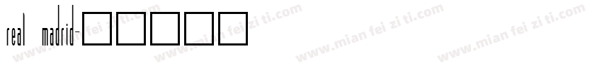 real madrid字体转换